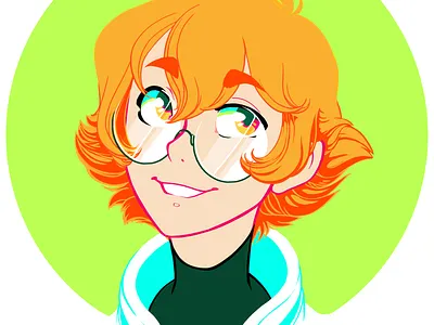 Pidge Gunderson anime art cintiq design digital illustration paladin pidge portrait voltron