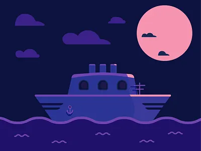 Stacee's Boat boat ocean sea ship vector