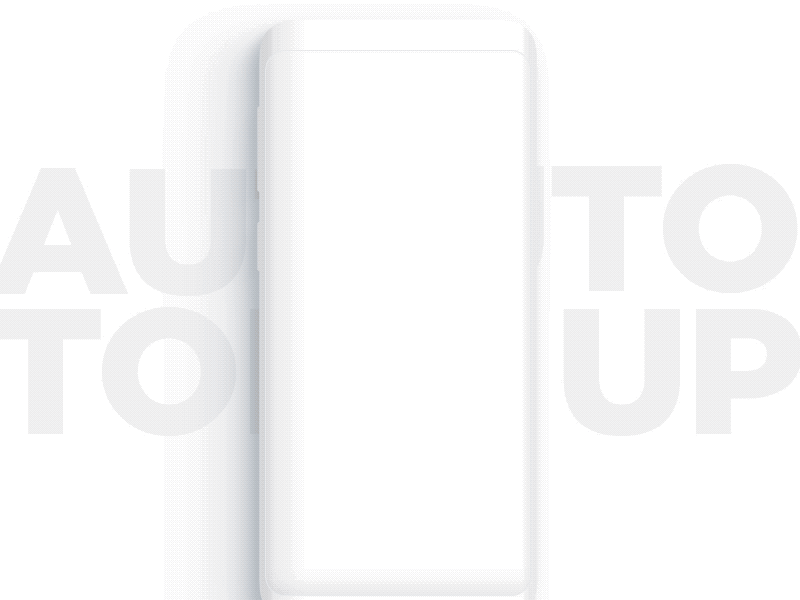 Auto Top Up Your Wallet animation app card design gif grab green interaction interface mobile money top up transition ui ux