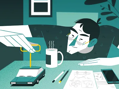 Wind Up Car Toy 🚗 acceleration car construction design desk digitalart eco flat gaspart illustration man plan toy transformation vector work