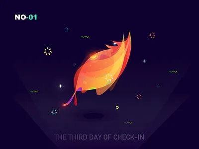 Young leaves grow - yearning for light design hello dribbble illustration ui vector illustration 插画 渐变