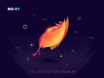 Young leaves grow - yearning for light design hello dribbble illustration ui vector illustration 插画 渐变