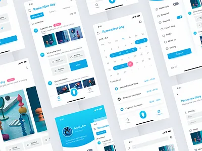 One daily app interface design app app，ui design icon，ui ui ux