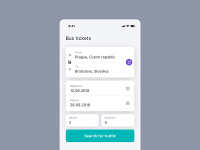 Bus App app app apps application app concept appstore bus czech lschngr mobile ui design ui designer ux design