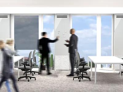 Functional HVAC System architecture building design hvac industrial interior office ubiquitous