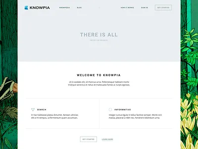 Knowpia branding clean color design dribbble illustration logo minimal page site typography ui ux vector web web design white