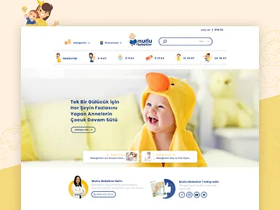 Mutlu Bebekler design ui