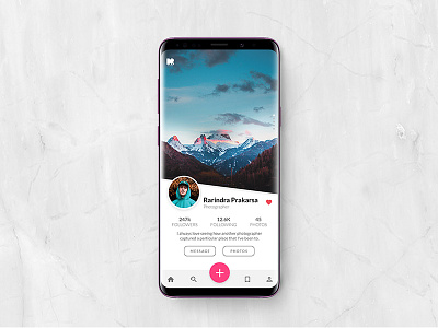 Photos app concept app art clean app design color design interface ios layout minimal ui ux visual webdesign