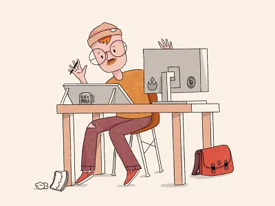 *extremely Jar Jar Binks voice illustration selfie