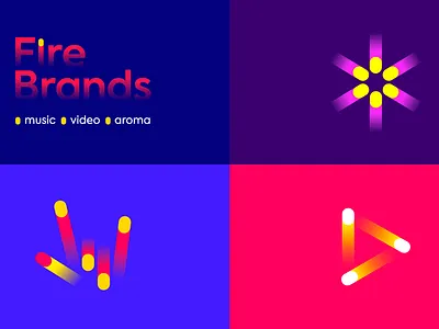 Firebrands Identity branding icon illustration