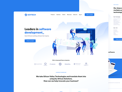 SovTech Landing Page