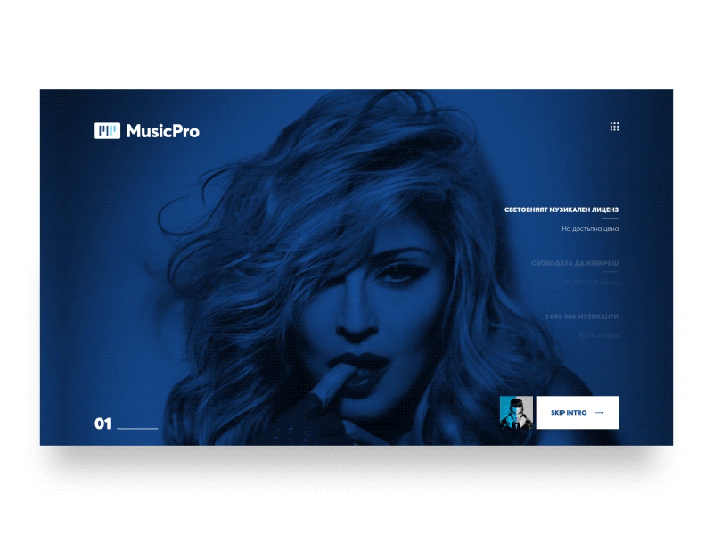 Intro exploration - pre-loader animation concept creative design grid home intro layout load motion page ui ux web