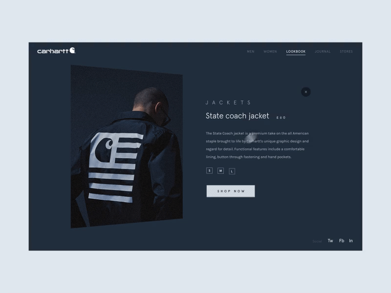 3D Grid Zoom after effects animation clean interaction interface minimal ui ux web web design website