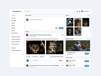 Feed #01 design feed minimalistic social media ui visual design