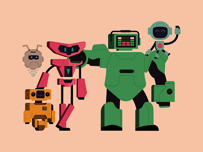Mixer bots mixer retro robots xbox