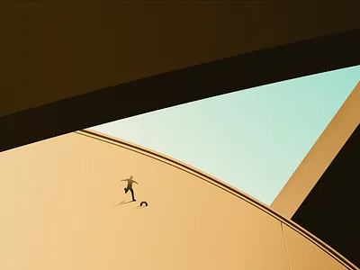 Outlet animation branding clean color concept cool design flat geometric gradient illustration light minimal scale shadow simple sketch texture vector