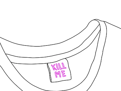 Kill Me illustration ink philly typography