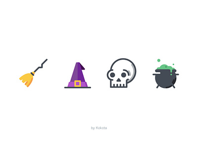 Halloween bone cauldron halloween hat head holidays horrors icon icondesign icons icons set magic pictogram pot potion skull sorcery vector witch