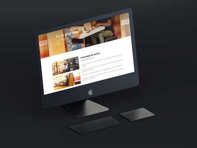 Web Consulting | Homepage consulting design homepage imac responsive ui user experience user interface ux visual interface web webdesign