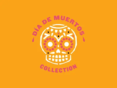 Día De Muertos Branding branding calavera color cut paper day of the dead dia de muertos logo packaging papel picado skull sugar skull