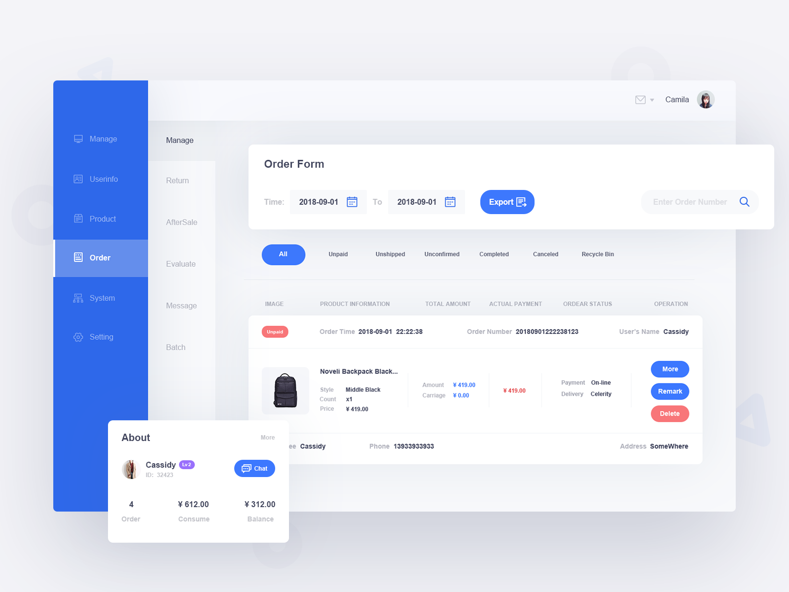 Order