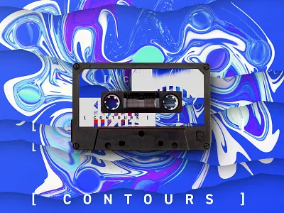 COUNTOURS OF LIFE | MAKE & LEARN | Poster 036 | 2018 2018 abstract adobe album art color design everyday graphic music photoshop poster song typography