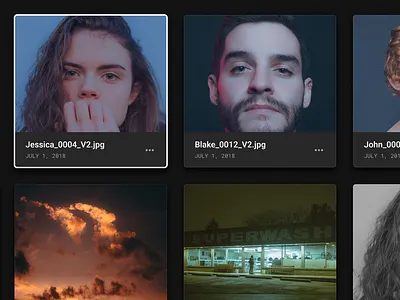 Spaces, a place for feedback. gallery project management tool ui ux web website