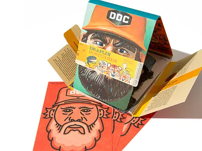 Draplin Illustration series adobe adobe max collaboration csa design draplin french paper co illustration paper portrait thick lines