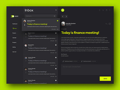 Rubby Dashboard app application button cms crm dashboard design flat design icon inbox interface mail box task flow ui ux web web design