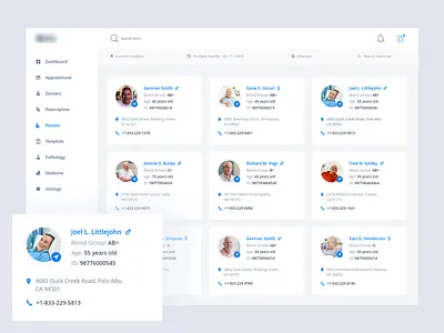 Healthcare - Dashboard application doctor healthcare helth hospitals madical medican medicine minimal pathology patient prescription