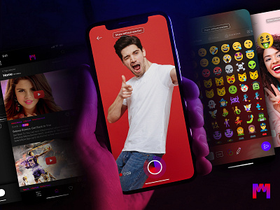 MEANWHILE APP emojis gifs ios mobile sharing social video video app videoapp