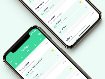 Restaurant Offers app app design design free freebie ios iphone mobile restaurant sketch ui ux