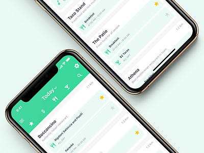 Restaurant Offers app app design design free freebie ios iphone mobile restaurant sketch ui ux