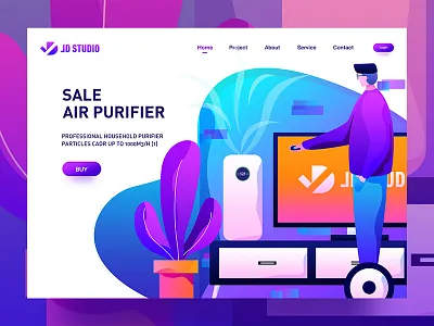 Air purifier air purifier china colorful fashion illustration illustrations jon jondesigner typography ui ux web