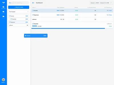 Halfdollar Dashboard Concept - Light dashboard design fintech light theme money product ui