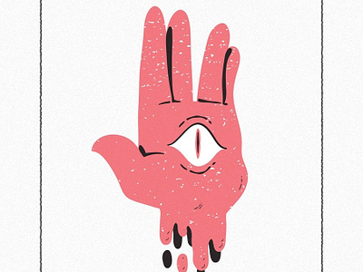 Greetings Boogieman Studio boogieman cartoon design floating hand illustration illustrator monster studio thirdeye vector