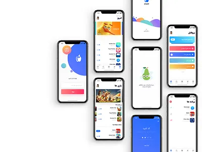 Shot App app design ios iran minimal persian ui ux