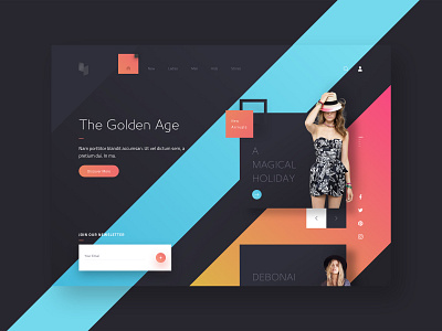 AVIN E-Commerce Web Template animation application concept creative design download interaction simple site sketch template ui user experience user interface ux web webdesign