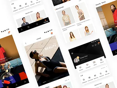E Commerce Interface app e commerce e commerce app illustration ui
