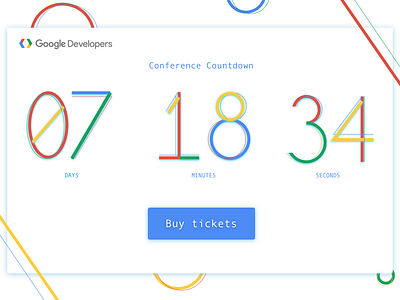 Daily UI #014: Countdown Timer daily 100 dailychallenge design googie typography ui