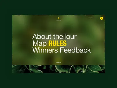 The forest web - navigation menu blur daily challange forest hd interface menu nature ui uiux userexperiance web webdesign