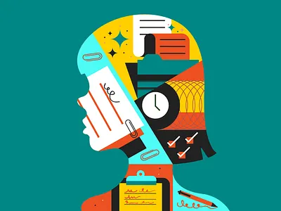 Helloworks HR Onboarding Illustration and Ads ads esignature hellosign illustration illustrator new job onboarding san francisco sf bay area