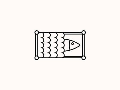 HERRING UNDER THE BLANKET. Logo Design bed brand clothing fashion herring logo logo design logotype mark symbol