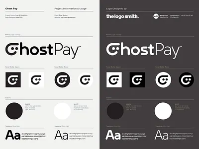 Ghost Pay Logo Designed By brand brand identity branding crypto currency ghost icon icons identity logo logo design logo designer logo marks logos payment app portfolio typography
