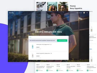 Boxly - Subscription Shop app design interface shop ui ux