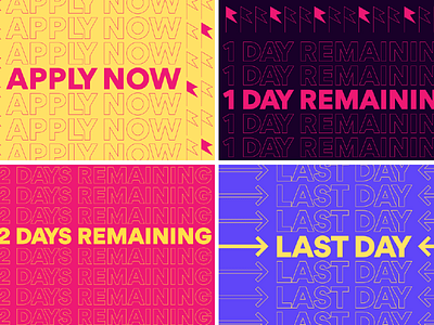 Social Media Posts for Dubhacks abstract branding hackathon identity outline student type typography