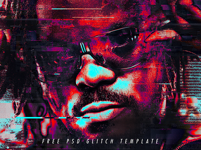 Free Glitch Psd Photoshop Template 80 computer free futuristic glitch glitch effect glitch image glitch photo glitch psd glitched glitchy neon neon lights photoshop psd retrowave rgb technological technology template