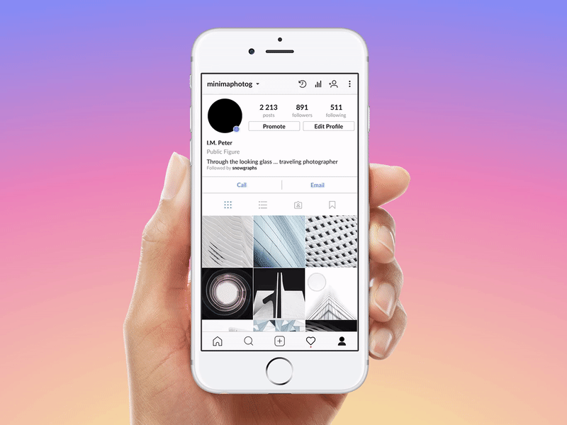 Instagram Premium Layout instagram photography premium layout saas product