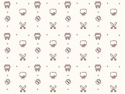Back to School Pattern backtoschool blackboard bus childhood iconset illustration pattern school schoolbag schoolsupply study supply