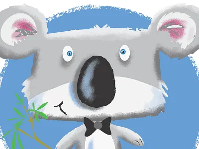 Koala Character cartoon character humor humour illustration illustrator photoshop